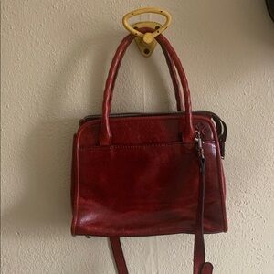 Patricia Nash Deep Red Crossbody Bag